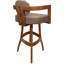 Tabouret de bar pivotant en bois Camili sur base en S-1938551397-1917114454-1940356422
