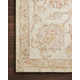Aden Oriental Hand Hooked Wool Area Rug in Ivory/Blush
