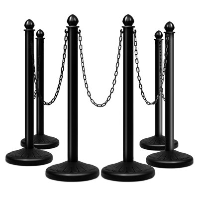 SaintCroix 98cm H x 33cm W Black Composite Porch And Stair Railings