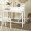 Bureau en bois massif avec rehausse Brileigh-18643210
