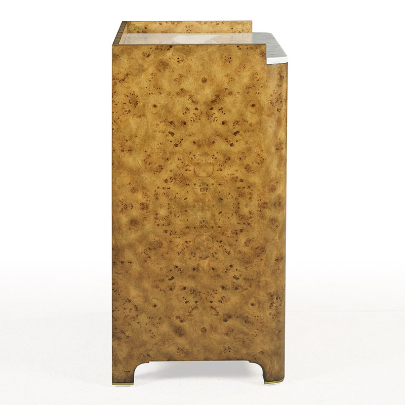 36'' W Server, Light Brown