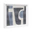Midnight Contours I Shadowbox Abstract Print by Oliver Gal, Black Frame, 12 x 12-1681922994-1681922992