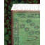 Tapis noué à la main unique en son genre Holsworth - vert