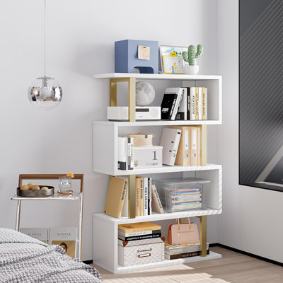 S Shaped industrial bookshelf Storage
