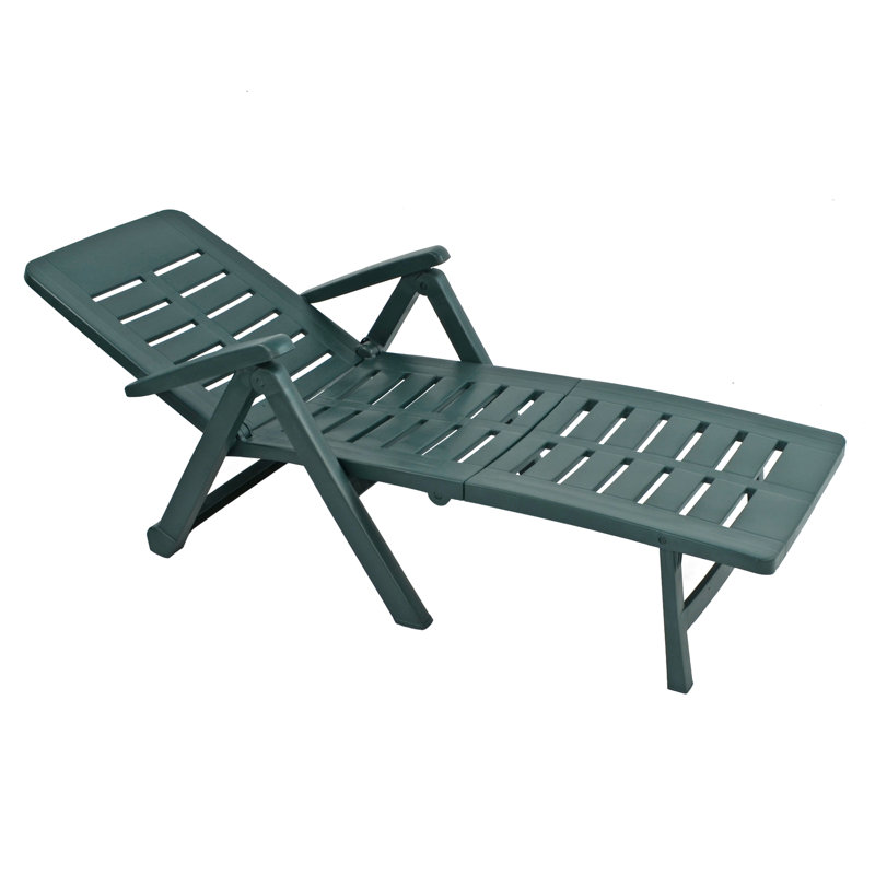 Pescara Garden Lounger, Green