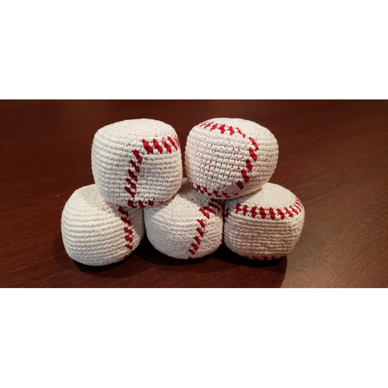 16-pack Baseball Bean Bags for Deep Shot Games Bean Bag Toss Game