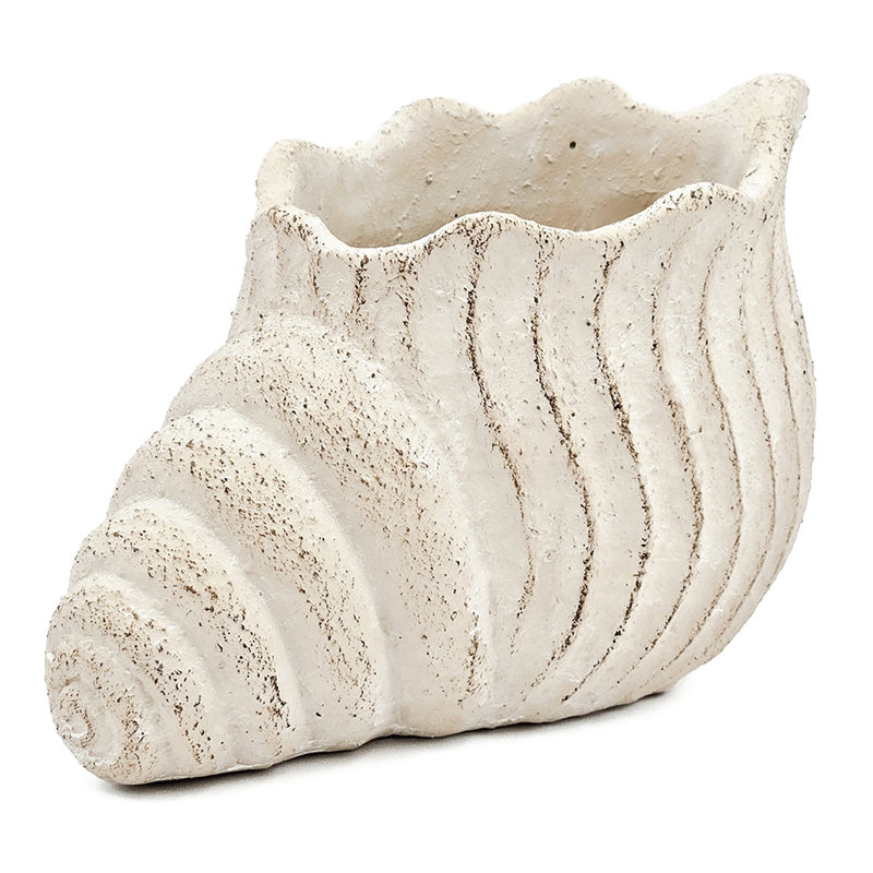 Pot à fleurs en sable et en ciment de 11,5 x 7 x 7 pouces Vytautas pour ajouter une touche rustique avec des plantes grasses