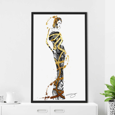 Golden Girl 1 (Vertical) par By Jodi - impression