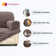 Stretchy Slipcover for Recliner Armchair - Soft to Touch & Easy to Clean - Velvet Collection