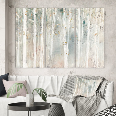 Farmhouse «A Woodland Walk into the Forest III», peinture à multiples images sur toile