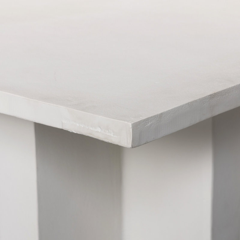 Terrell Outdoor Coffee Table, Matte White