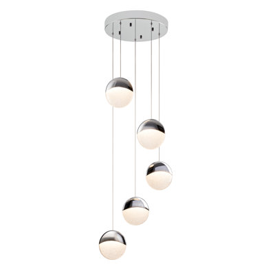 5 - Light LED Kitchen Island;Cluster Pendant