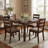 Rachna 35.5 " Extendable Rubberwood Square Solid Wood Top with Solid Wood Base Dining Table