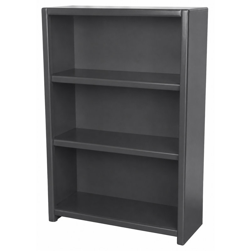 Bibliothèque standard mckaylah peuplier, Gris, (2 tablettes) H 48 po x l 32 po x P 13 po