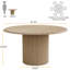 Table de salle à manger, table de voeux ronde, table de cuisine