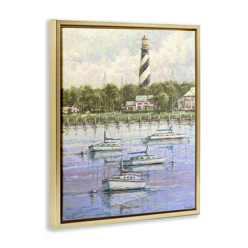 Art mural sur toile The Watcher of the Matanzas Floater, design par Linda Sperruche, H 31 po x l 25 po