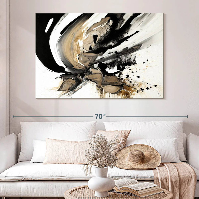 Avery Textured Splash, 34" H x 51" W