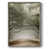 Toile avec cadre noyer