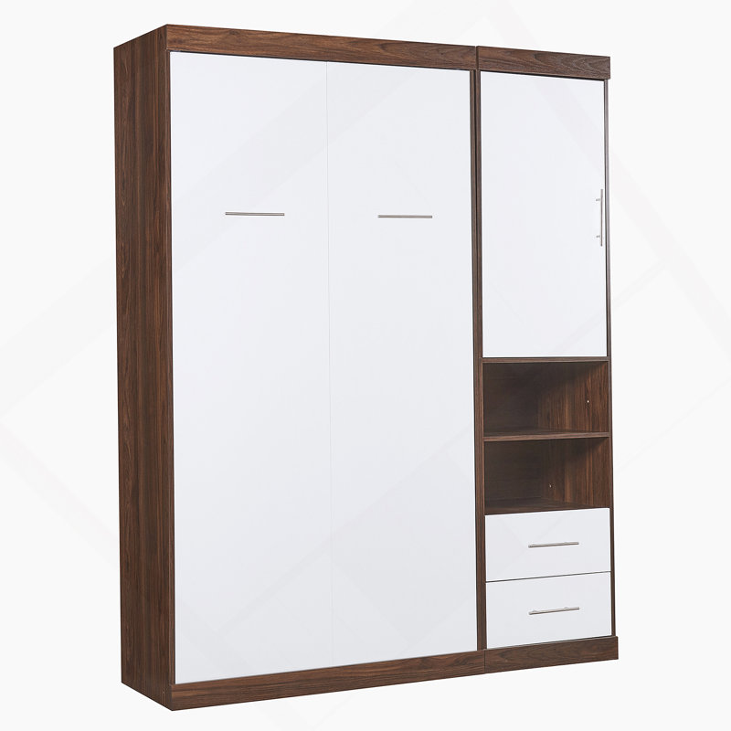 Lit mural avec armoire