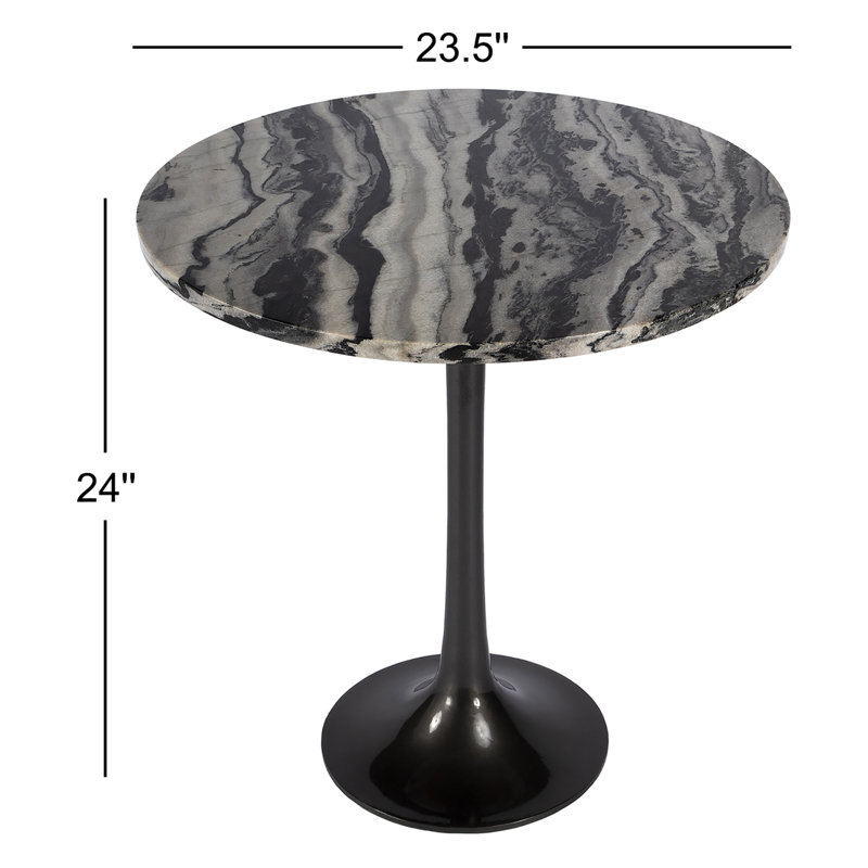 Paxton Round Marble Side Table