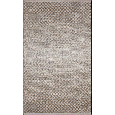 Tapis brun tissé à la main Parker