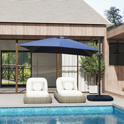 Hayasdan 106.3" Square Cantilever Umbrella