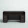 Cason Rectangle Solid Wood Reception Desk with Filing Cabinet