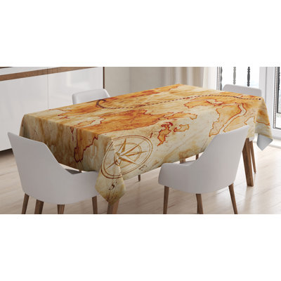 Island Map Tablecloth