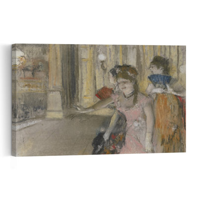 " Singers On The Stage, 1877-79 Impressionist Abstract Contemporary Wall Art Print " by Edgar Degas