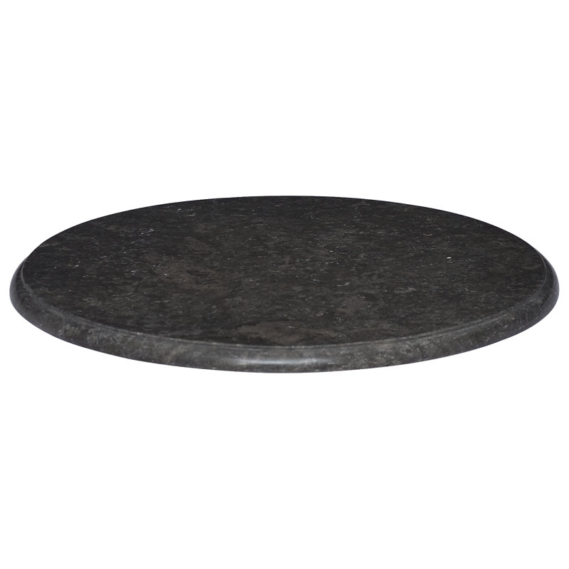 Edmanda Coffee Table, Black, 23.6" Diameter