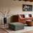 Eilene Chenille Fabric Upholstered Modular Ottoman-704169045