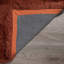 Tapis de couleur paprika touffeté à la main Petrey-1458162837