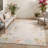 Desdemona Washable Floral Indoor / Outdoor Rug-422963878