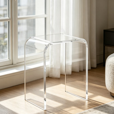 Acrylic Sled End Table