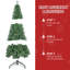 Arbre de Noël artificiel 7 pi avec 774 pointes en PVC-1761145149