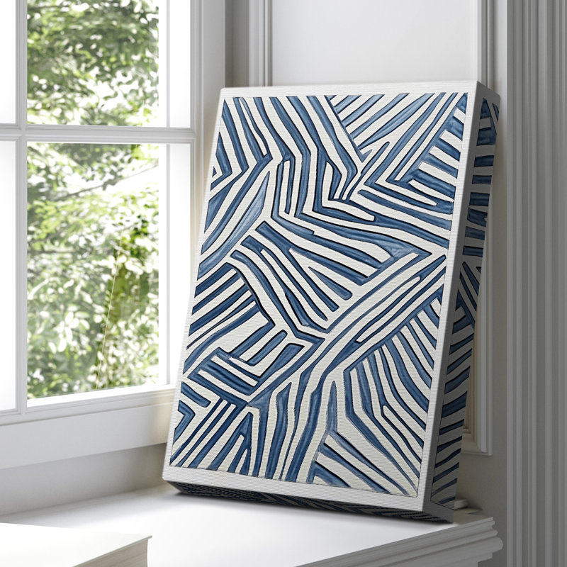 Toile tendue avec châssis abstrait CCVI, H 36 po x l 24 po