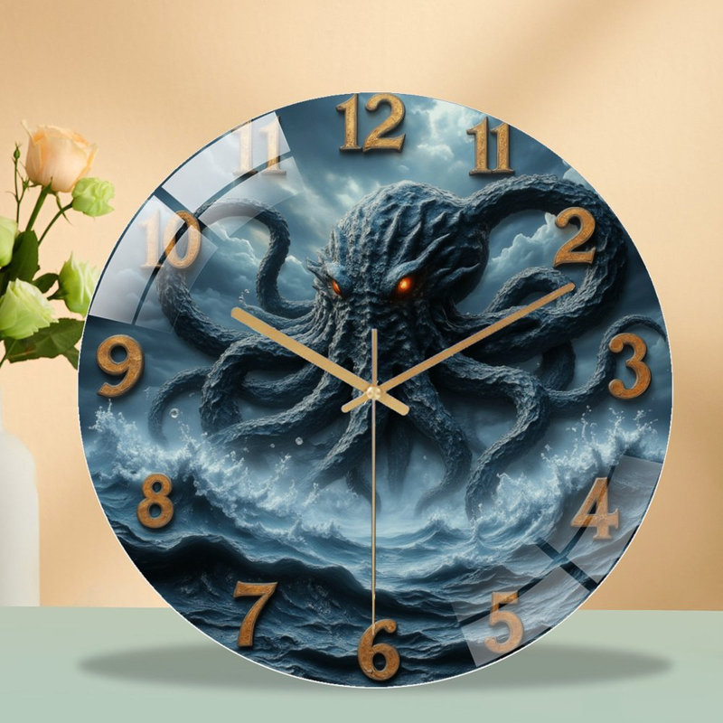 Horloge murale 12 po Cthulhu