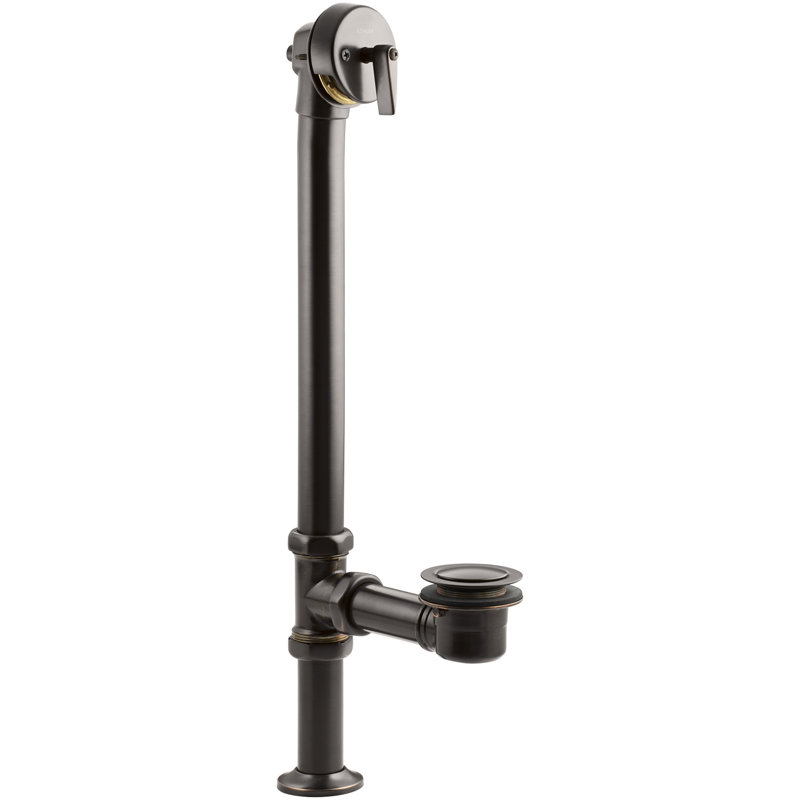 Drain de baignoire avec trop-plein Artifacts, Bronze huilé
