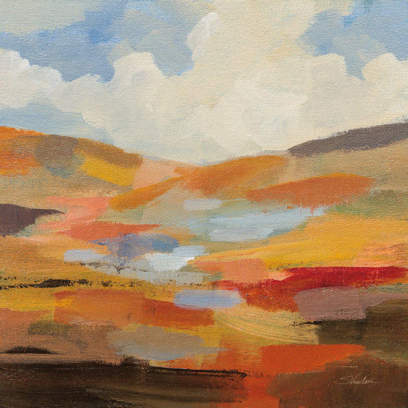 «Folrat Desert Sky II» sur toile par Silvia Vassileva, H 30 po x l 30 po