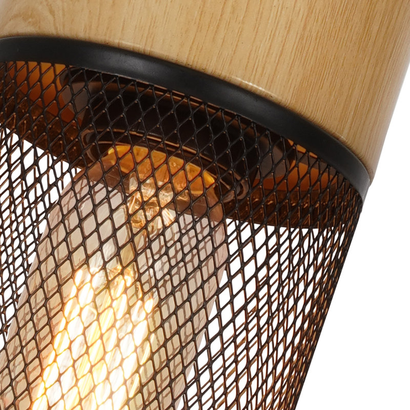 1 - Light Stainless Stee Cylinder Pendant
