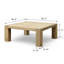 Table basse carrée Ravello-1740098505