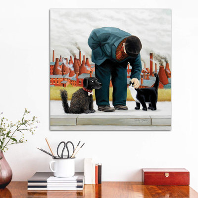 Pussy Envy by Vicky Mount - Wrapped Canvas Painting