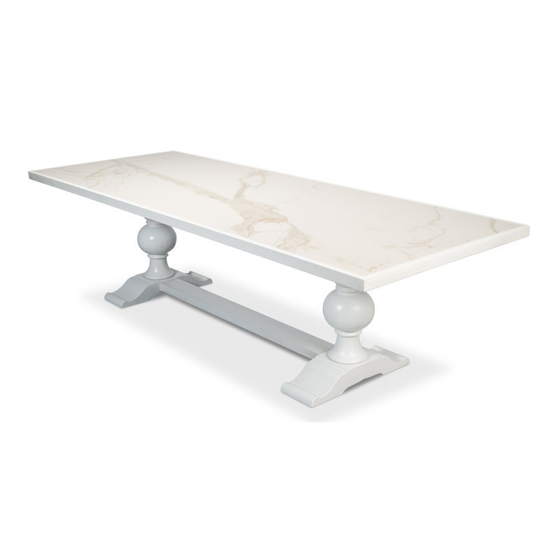 Dining Table, White, White