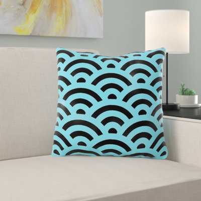 Waves Throw Pillow