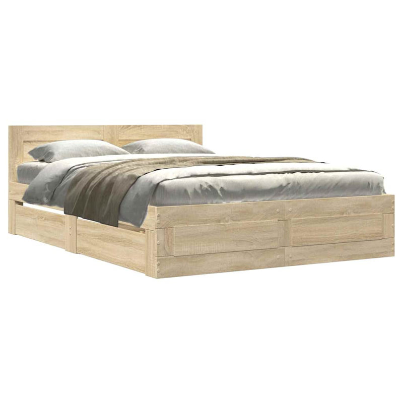 Bed, Double (4'6), Sonoma