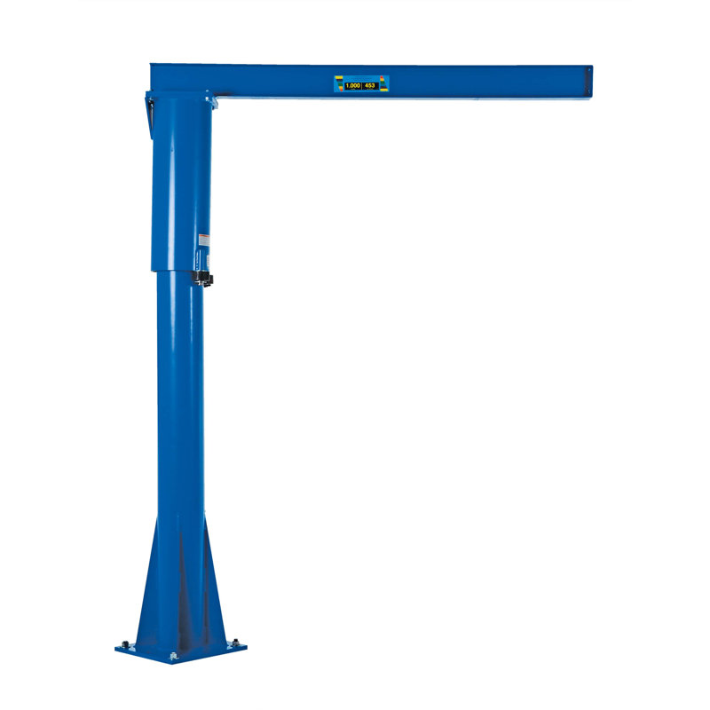 Floor Mounted Jib, 105.5" H x 17" W x 82.5" D