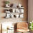 60" Long, 11.25'' Deep, 1.5" Thick, Wooden Floating Shelves For Wall, Metal Brackets Included-276142762
