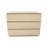 24" Natural Solid Wood Three Drawer Nightstand