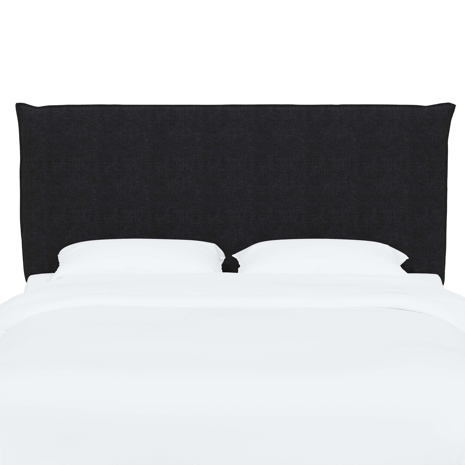 Halcyon Upholstered Headboard, California King, Classic Linen Black