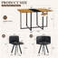 Ensemble de table de salle à manger 60 "en bois avec 6 chaises en cuir PU-833839133-805779644